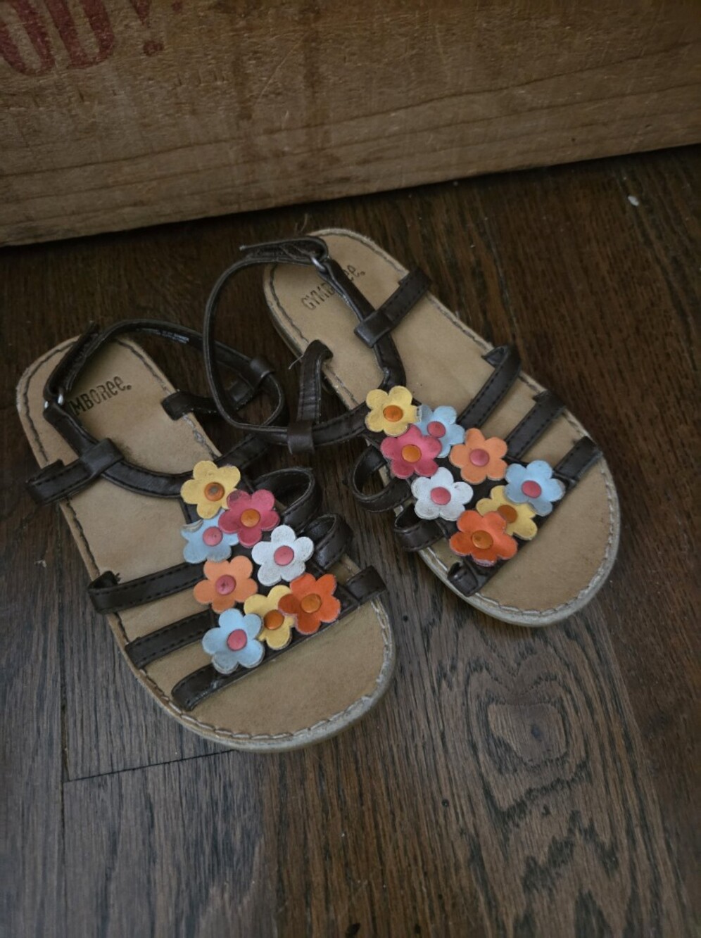 Gymboree Little Girls 8 Floral Sandals